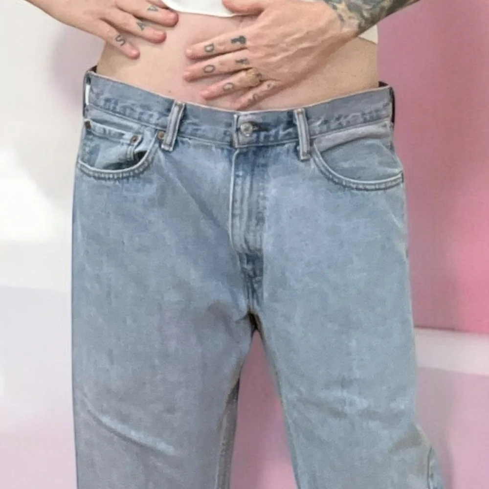 Levi's 505 straight leg faded Denim Jeans-36W